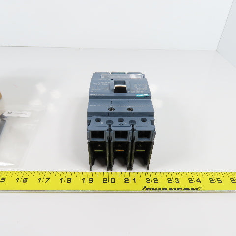 Siemens 3VA5160-4EC31-0AA0 60A Molded Case Circuit Breaker 600V Adjustable Trip