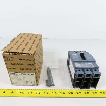 Siemens 3VA5160-4EC31-0AA0 60A Molded Case Circuit Breaker 600V Adjustable Trip