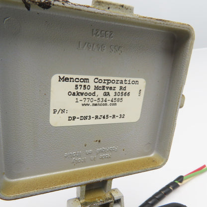 Mencom DP-DN3-RJ45-R-32 115V Receptacle CAT5-E Programming Panel Interface 3A