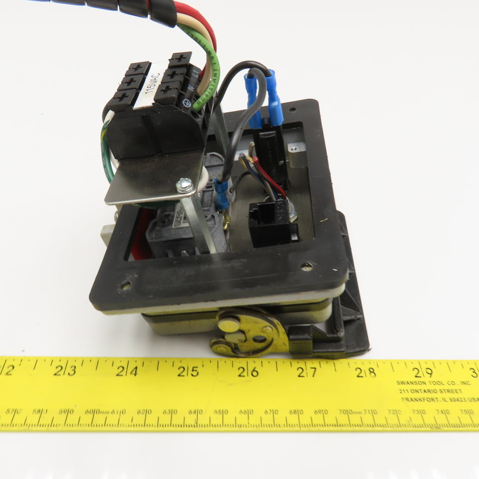 Mencom DP-DN3-RJ45-R-32 115V Receptacle CAT5-E Programming Panel Interface 3A