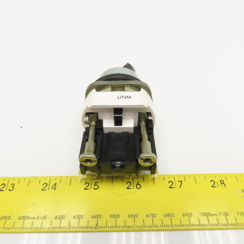 Allen Bradley 800T-H2 2 Position Selector Switch 600V