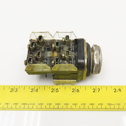 Allen Bradley 800T-A 600V Push Button Switch Black