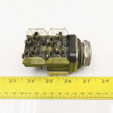 Allen Bradley 800T-A 600V Push Button Switch Black