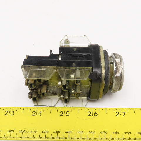 Allen Bradley 800T-A 600V Push Button Switch Black