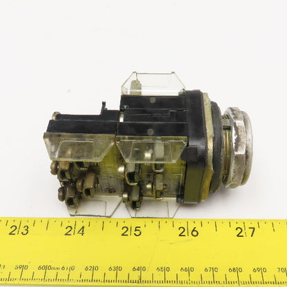 Allen Bradley 800T-A 600V Push Button Switch Black