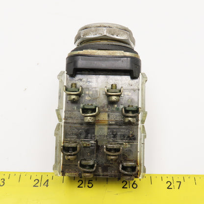 Allen Bradley 800T-A 600V Push Button Switch Black