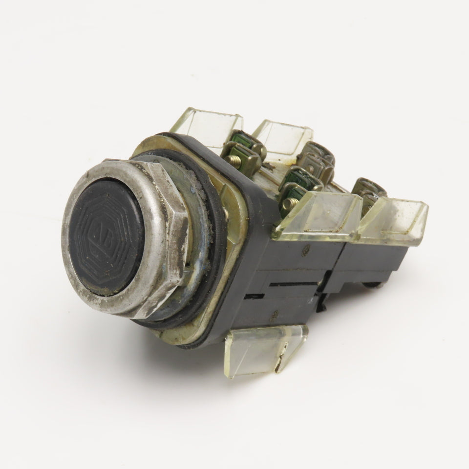 Allen Bradley 800T-A 600V Push Button Switch Black