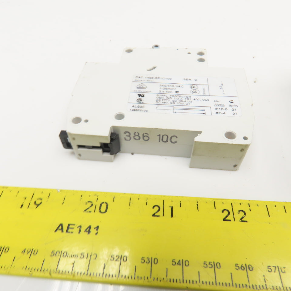 Allen Bradley 1492-SP1C050 Single Pole Circuit Breakers 240V 10, 5 Amp Lot OF 6