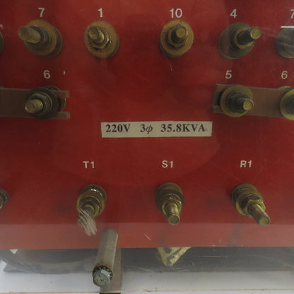 Shape W9628 44.6kVA Machine Transformer HV 190-480V LV 220Y-200-100V 3PH
