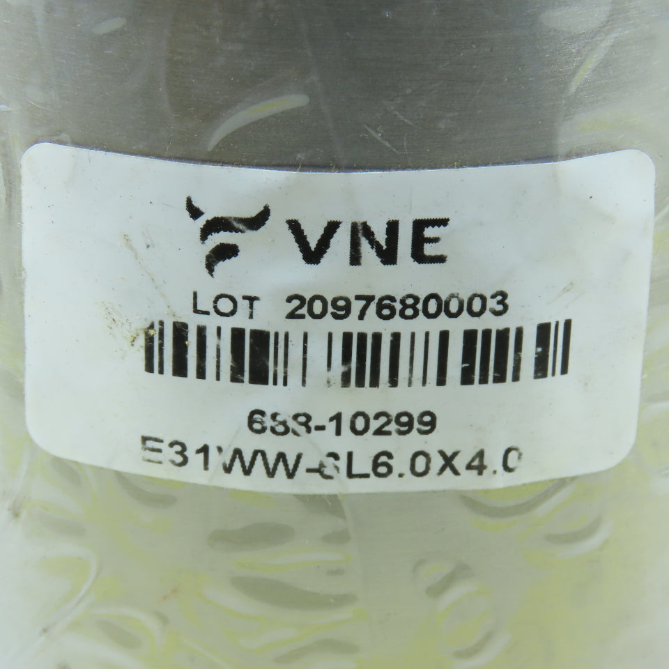 VNE E31WW-6L6.0X4.0 Buttweld Concentric Reducer 316L Sanitary Stainless Steel