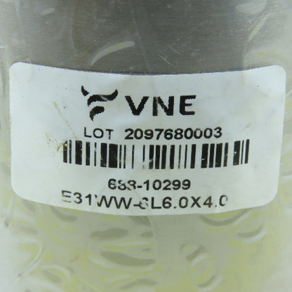 VNE E31WW-6L6.0X4.0 Buttweld Concentric Reducer 316L Sanitary Stainless Steel
