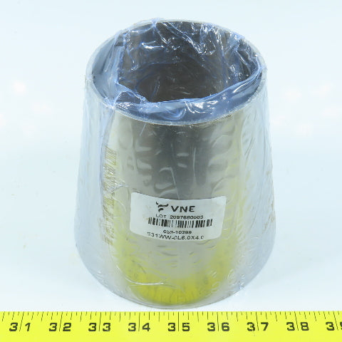 VNE E31WW-6L6.0X4.0 Buttweld Concentric Reducer 316L Sanitary Stainless Steel