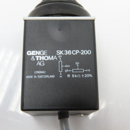 Genge & Thoma SK36CP-200 4 Position Miniature Operator Panel Joystick