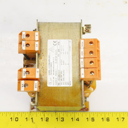 CE 117/TMJ400/007 Class E Single Phase Transformer Pri 230-400V/SCH Sec 24/110V