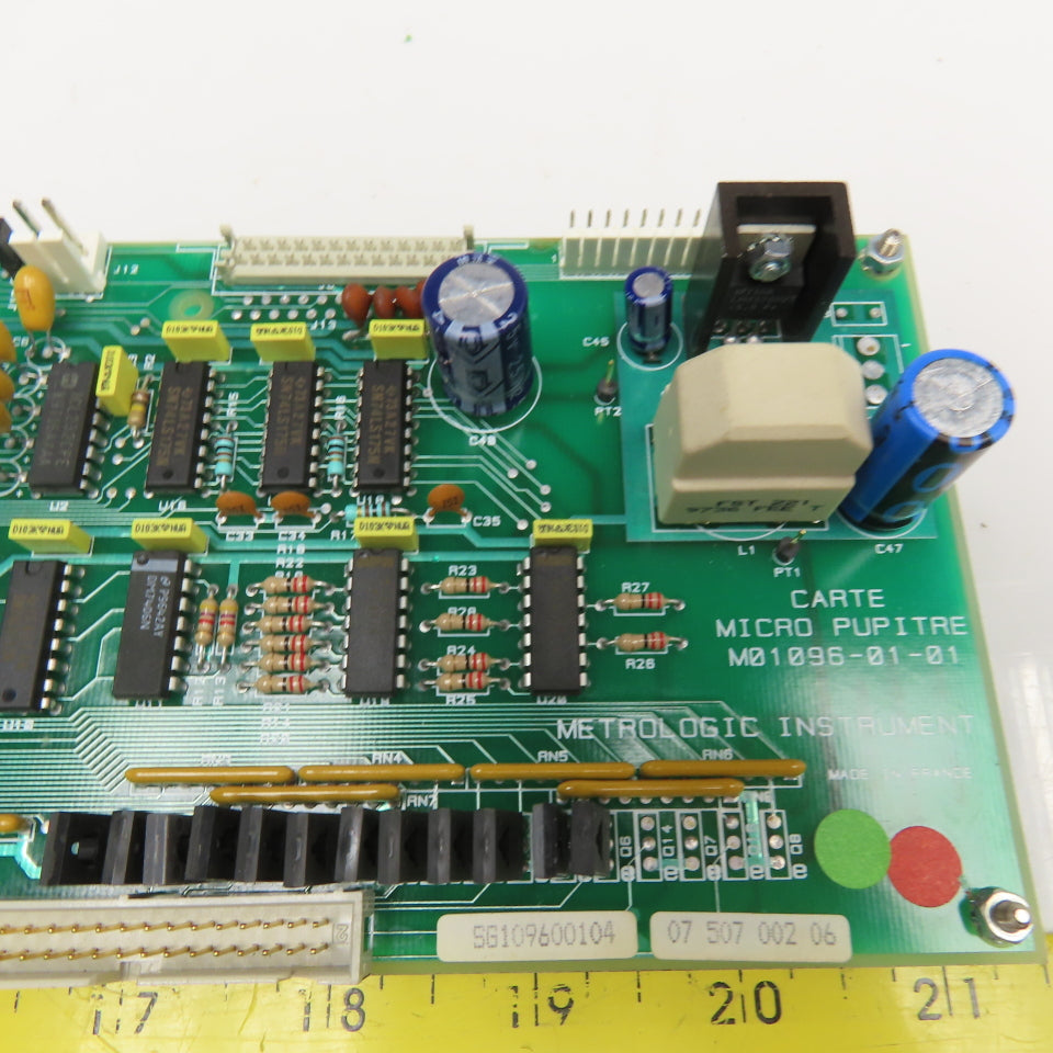 Metrologic Instrument M01096-01-01 Carte Micro Pupitre Console Circuit Board