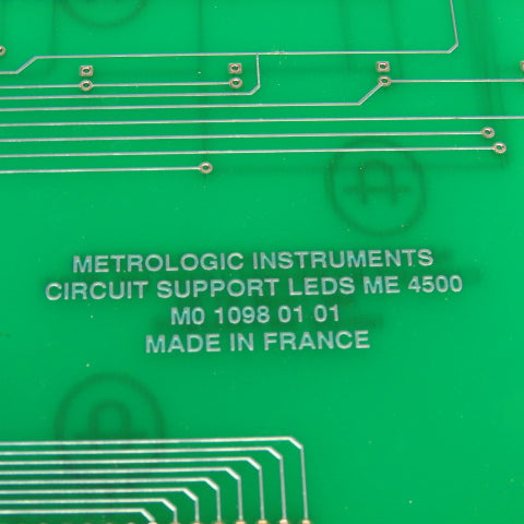 Metrologic Instruments M010980101 Circuit Support LEDS Me 4500 Circuit Board