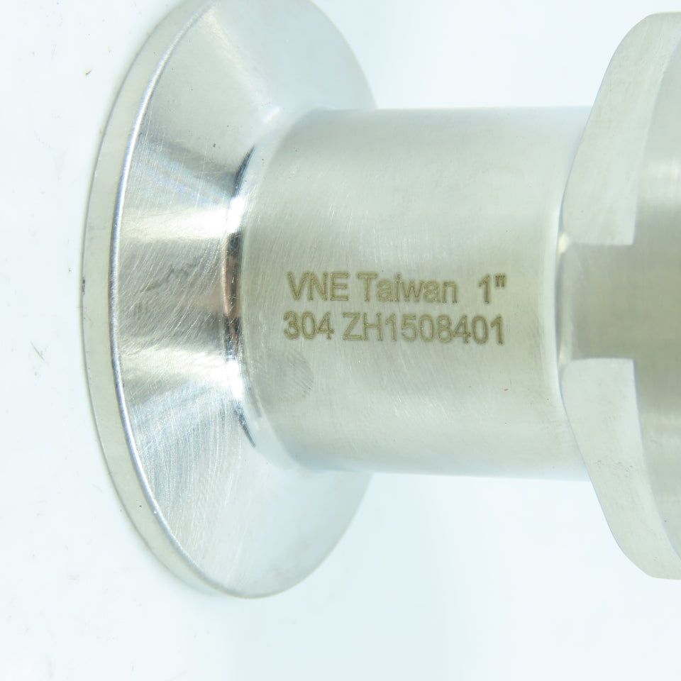 VNE 1" Female Adapter 304 Sanitary Stainless Steel Clamp x FNPT