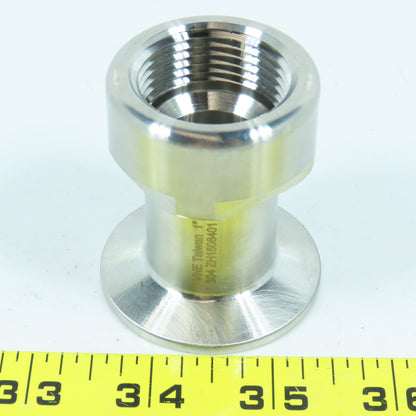 VNE 1" Female Adapter 304 Sanitary Stainless Steel Clamp x FNPT