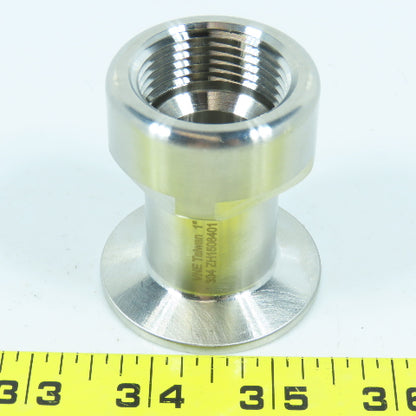 VNE 1" Female Adapter 304 Sanitary Stainless Steel Clamp x FNPT