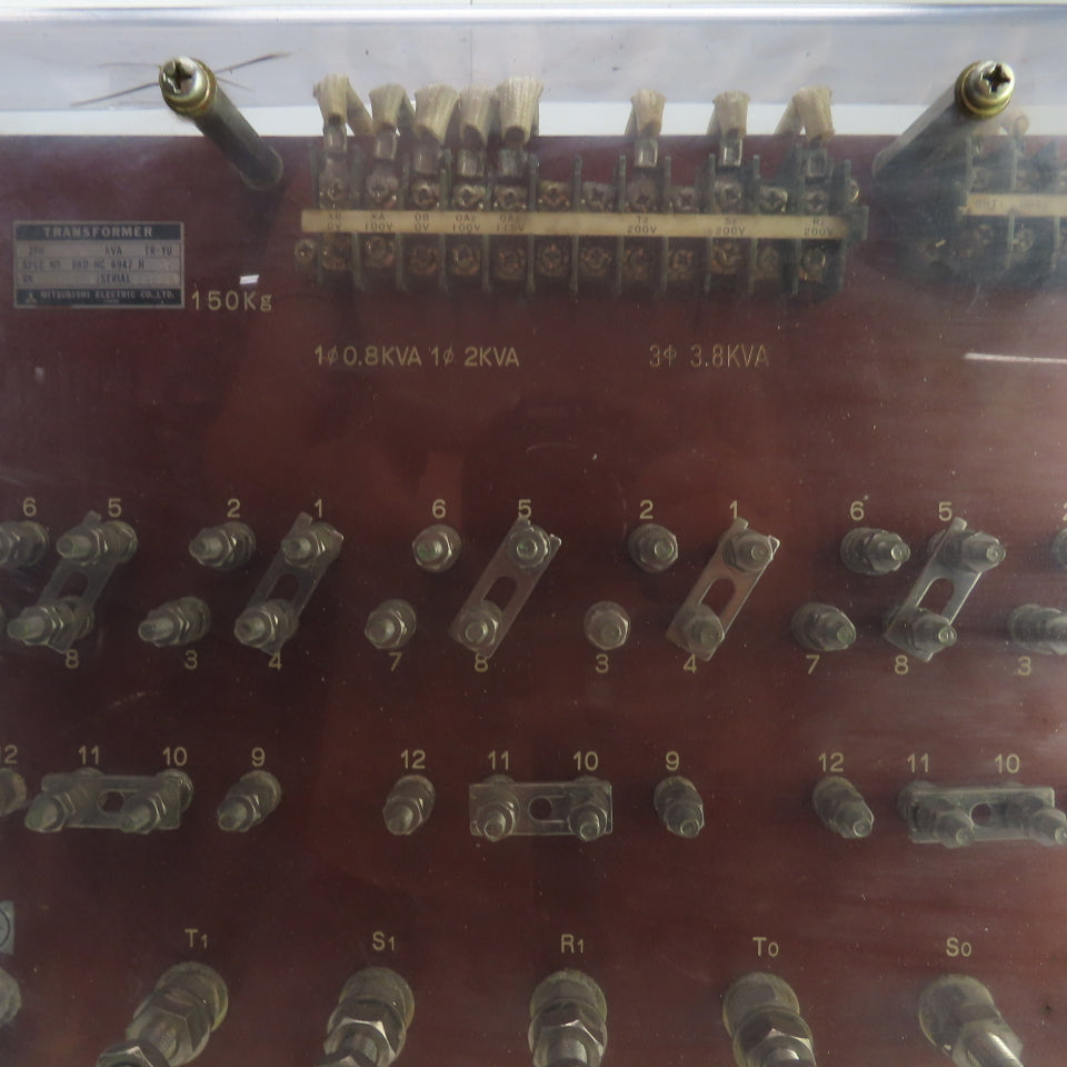 Mitsubishi RK744-024 33.6kVA Three Phase Transformer HV 200V LV 100/200V