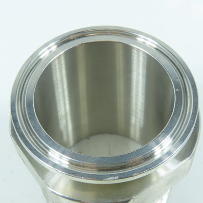 Sanitary Solutions 2" Male Adapter 304 Sanitary Stainless Steel Clamp x MNPT