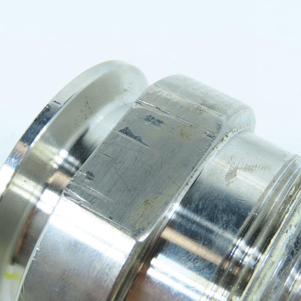 Sanitary Solutions 2" Male Adapter 304 Sanitary Stainless Steel Clamp x MNPT