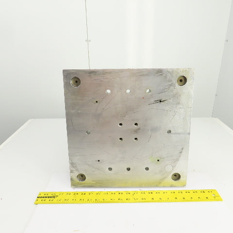 4 Post 16" x 16" Aluminum Die Shoe Punch Press Base 13" Centers 1-1/4" Posts