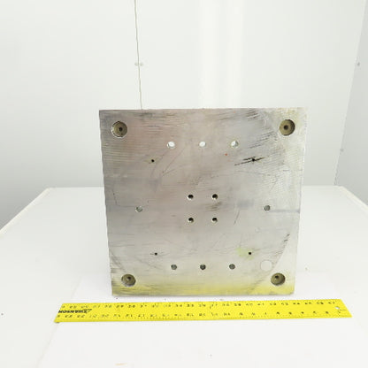 4 Post 16" x 16" Aluminum Die Shoe Punch Press Base 13" Centers 1-1/4" Posts
