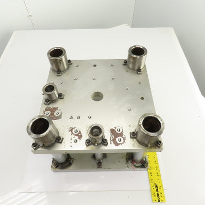 Danly 4 Post Aluminum Die Shoe Set 16" FB 10-1/2"x13-1/4" Working Area