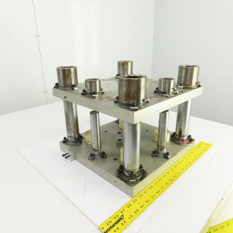 Danly 4 Post Aluminum Die Shoe Set 16" FB 10-1/2"x13-1/4" Working Area