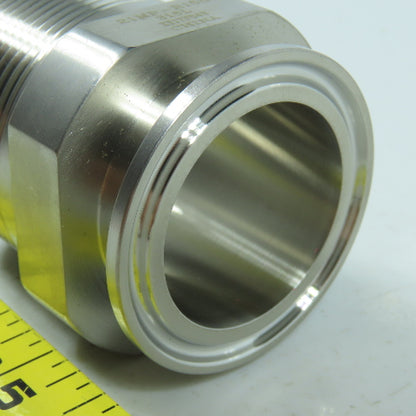 Dixon 21MP-R150 1-1/2" Male Adapter 304 Sanitary Stainless Steel Clamp x MNPT
