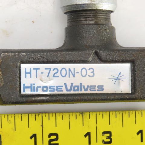 Hirose HT-720N-03 Manual Hydraulic Throttle Valve