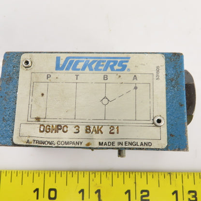 Vickers DGMPC-3-BAK-21 Hydraulic Check Valve