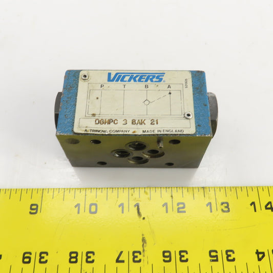 Vickers DGMPC-3-BAK-21 Hydraulic Check Valve