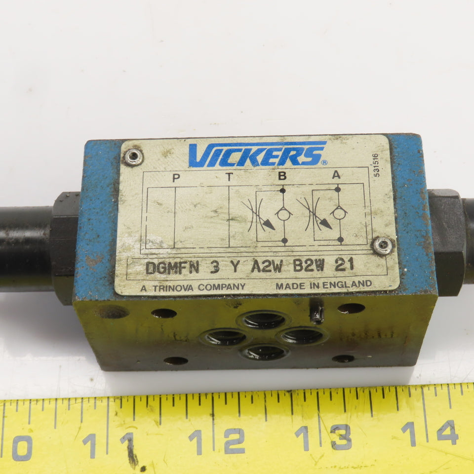 Vickers DGMFN-3-Y-A2W-B2W-21 Hydraulic Flow Control Valve