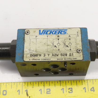 Vickers DGMFN-3-Y-A2W-B2W-21 Hydraulic Flow Control Valve