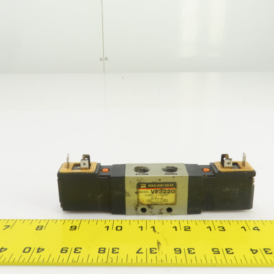 SMC VF3220 Pneumatic Solenoid Valve 120V Coil