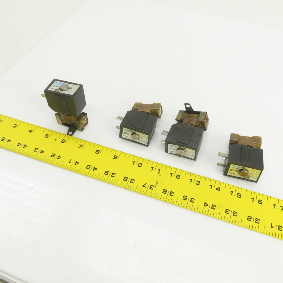 SMC VX2130 2 Port Solenoid Valve Air,Gas,Water Lot Of 4