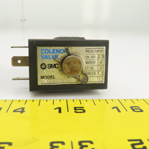 SMC VX2130 2 Port Solenoid Valve Air,Gas,Water Lot Of 4