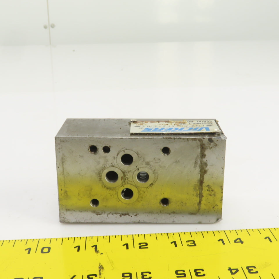 Vickers Power Systems 726571 RDC Valve Mount Manifold Block