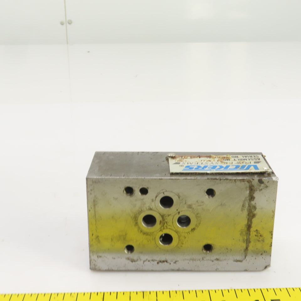Vickers Power Systems 726571 RDC Valve Mount Manifold Block