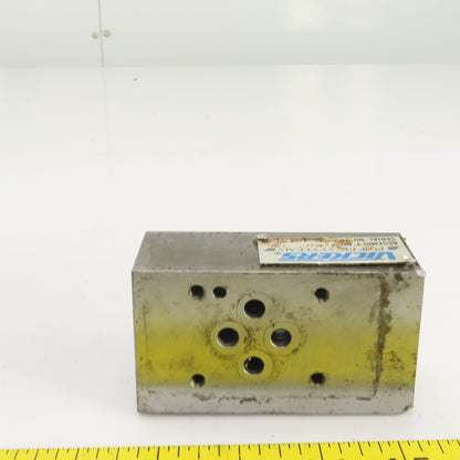 Vickers Power Systems 726571 RDC Valve Mount Manifold Block