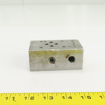Vickers Power Systems 726571 RDC Valve Mount Manifold Block
