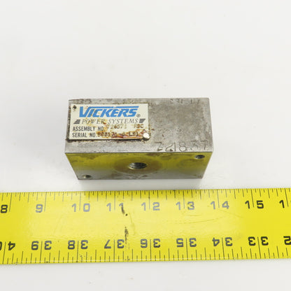 Vickers Power Systems 726571 RDC Valve Mount Manifold Block