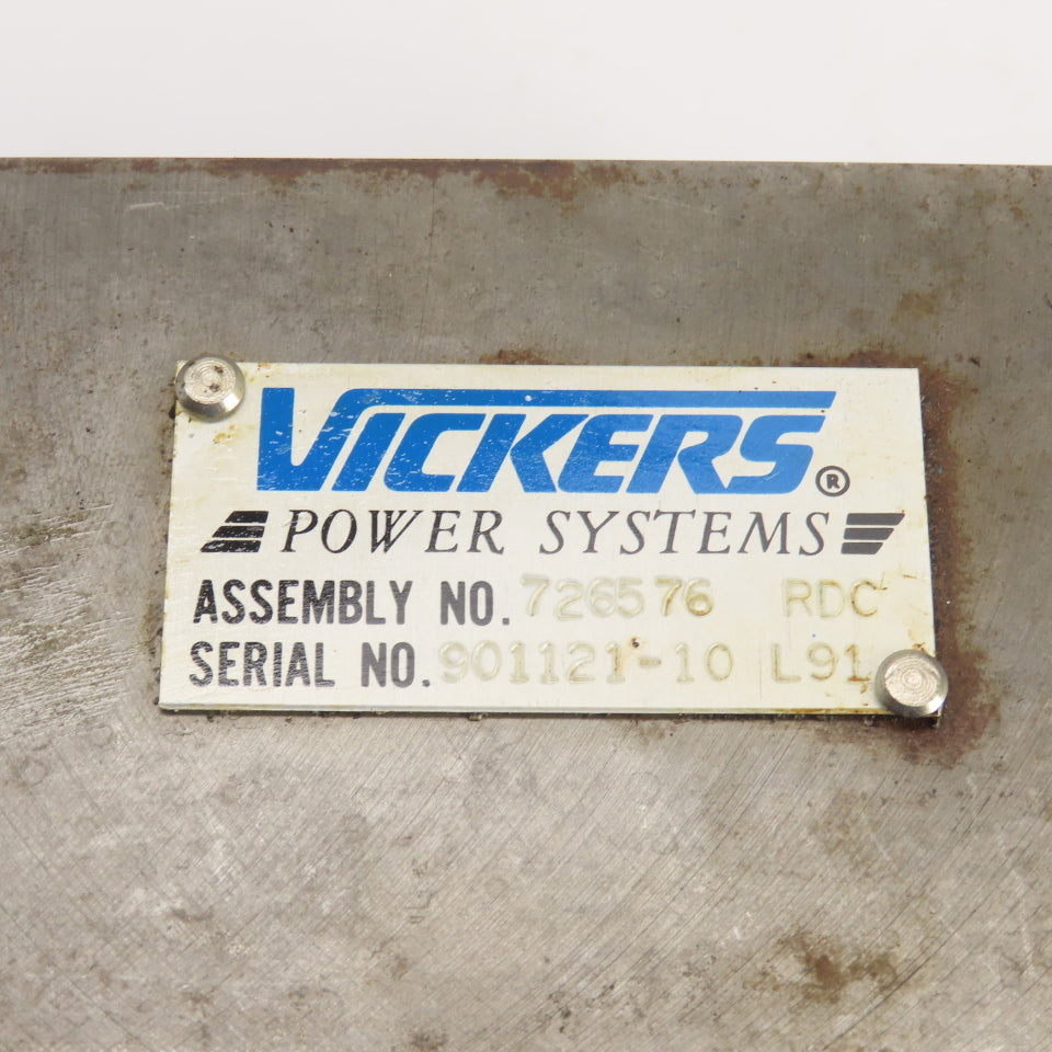 Vickers Power Systems 726576 RDC Valve Mount Manifold Block
