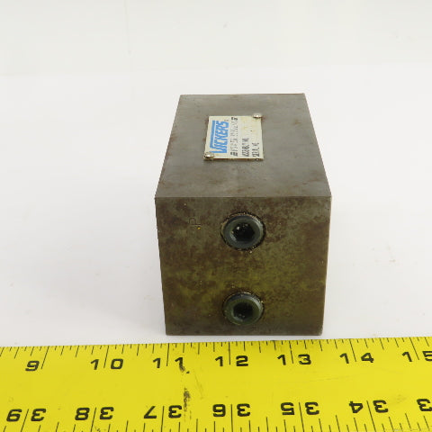Vickers Power Systems 726576 RDC Valve Mount Manifold Block
