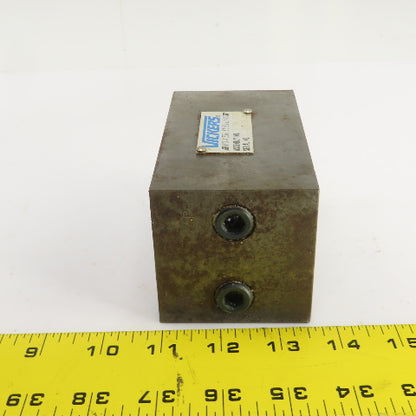 Vickers Power Systems 726576 RDC Valve Mount Manifold Block