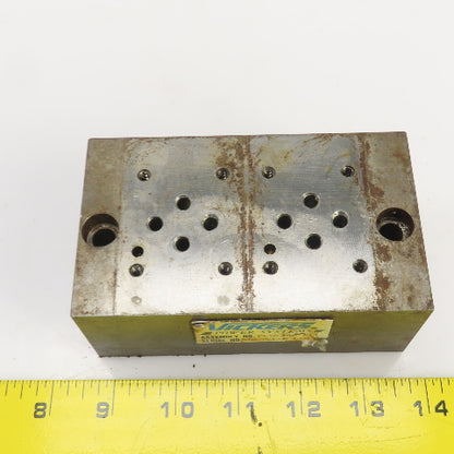 Vickers Power Systems 726574 RDC Valve Mount Manifold Block