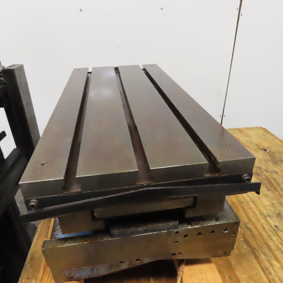 Mazak V-414 16" x 35-3/8" T-Slot Machine Set Up Work Holding Table