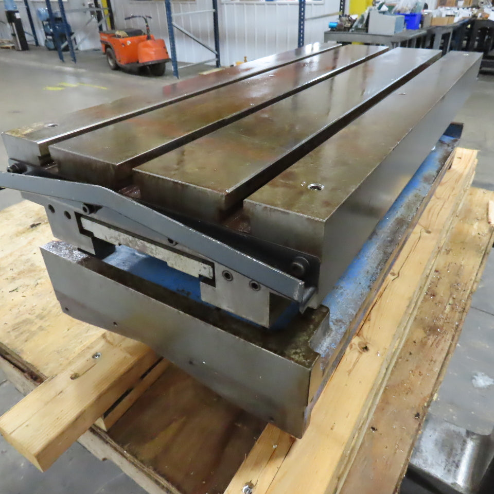 Mazak V-414 16" x 35-3/8" T-Slot Machine Set Up Work Holding Table